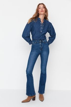 Mavi Yüksek Bel Flare Jeans TWOAW23JE00150