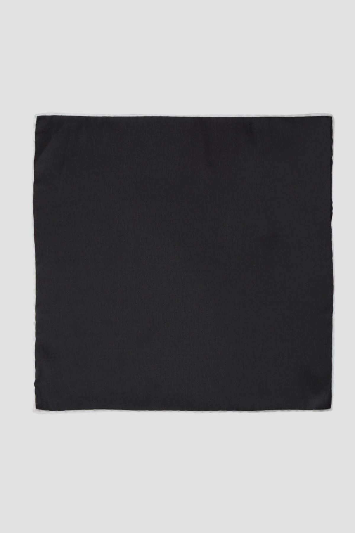 Erkek Siyah-beyaz Desenli Siyah Beyaz Klasik Mendil