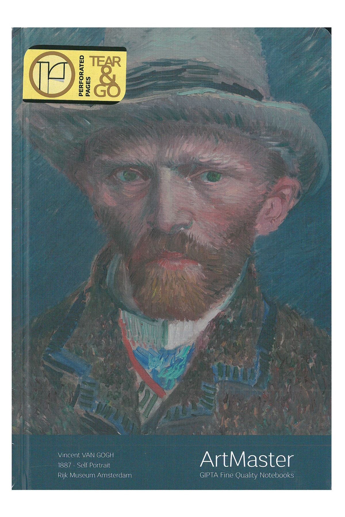 Gıpta Art Master Iplik Dikişli Sert Kapaklı 17x24 Cm 120 Yaprak Kareli Defter-van Gogh
