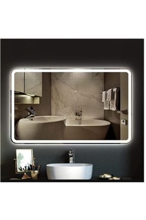 80x60 Ölçüde Ledli Ayna Banyo Aynası Makyaj Aynası agtt219