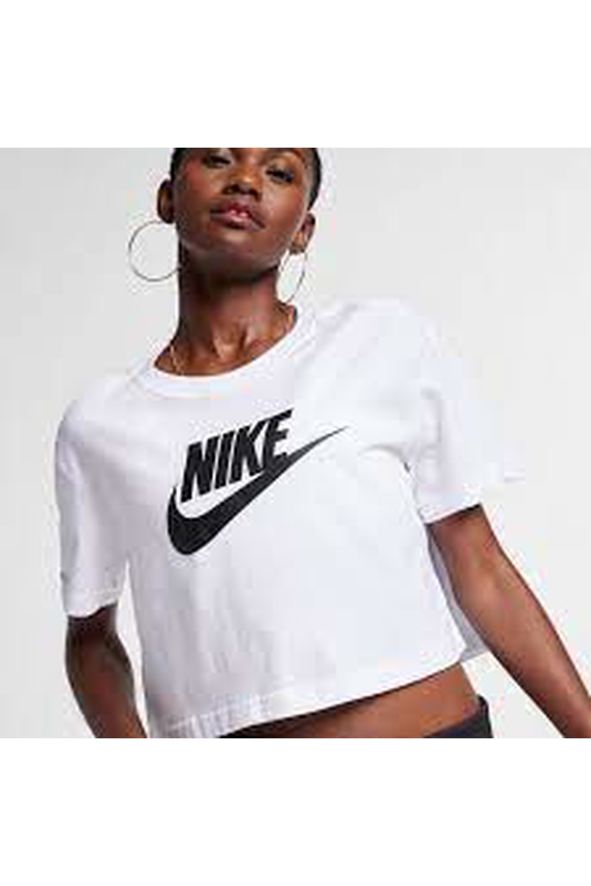 Nike Sportswear Essential Cropped Icon Futura Short-sleeve Kadın Tişört
