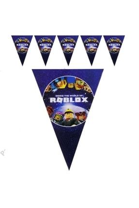 Roblox Temalı Doğum Günü Üçgen Flama 2 Metre 32000547