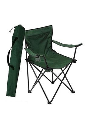 Yeşil Katlanabilir Rejisör ve Tekli Kamp Sandalyesi SL-2141