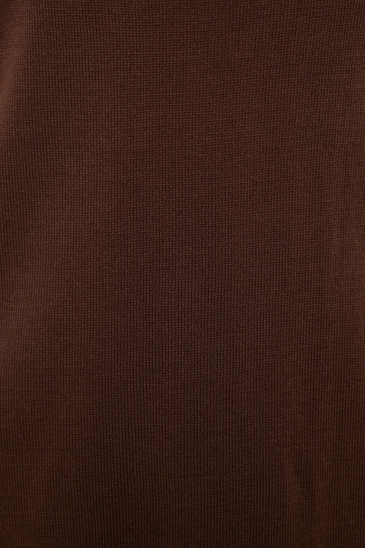 Trendyol Curve-Brown Cut Out Detailed Knitwear Top & Bottom Set 7