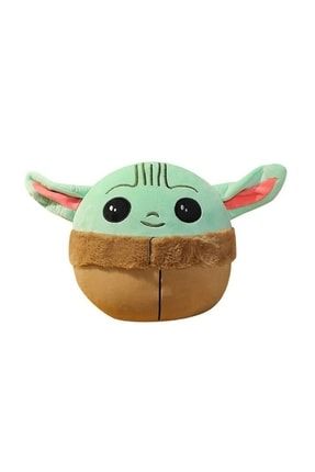 Co-hd02by Ithal Ürün Kürklü Kumaş Baby Yoda Star Wars Mandalorian Yoda Figür Peluş Oyuncak 15 Cm. CO-HD02-11