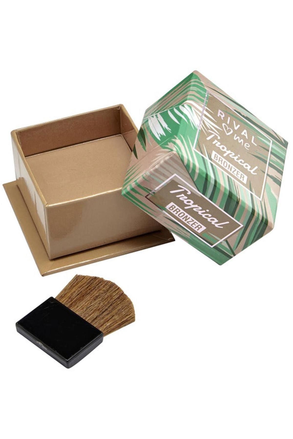 Rival Loves Me Tropical Bronzer No:01 Waikiki 6 gr رژگونه برنزه کننده بدن و صورت استوایی Rival Loves Me