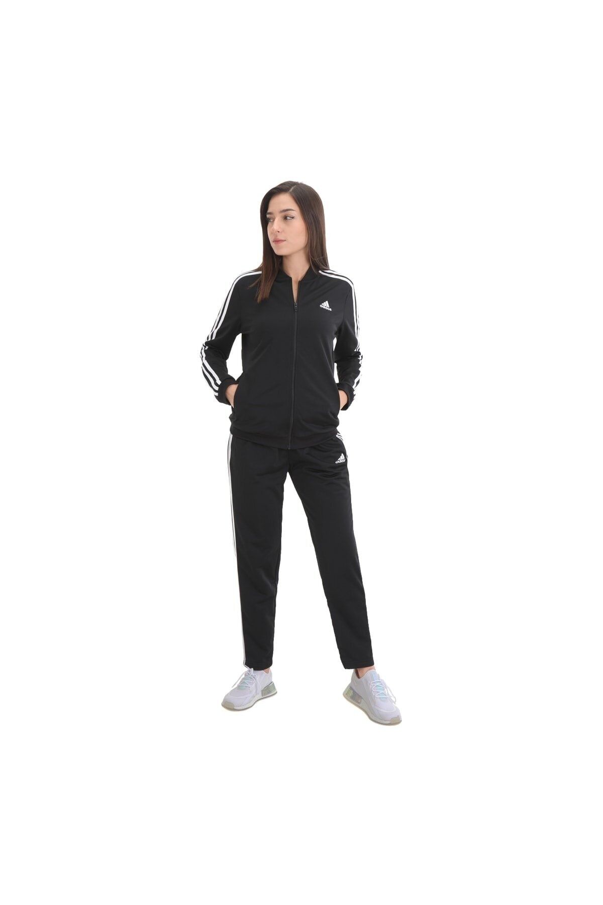White adidas womens tracksuit 2025