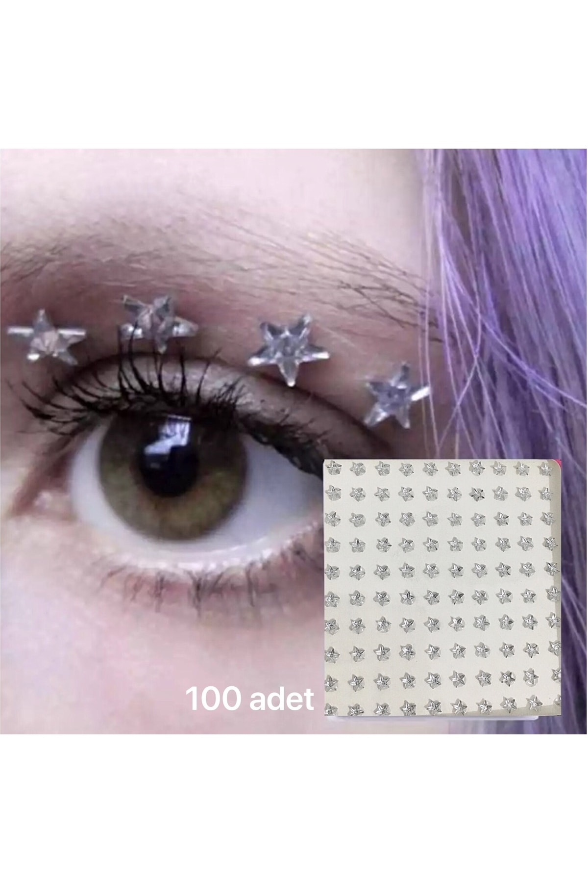 NEW HİLL Yüz Ve Burun Için Yapışkanlı Sticker&hızma 100 Adet