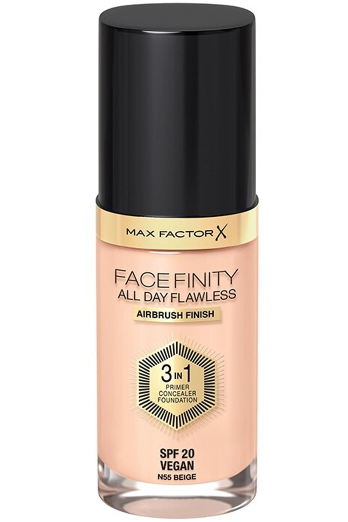 Max Factor Facefinity 3'ü 1 Arada Kalıcı Fondöten 55 Beige Vegan Fiyatı ...
