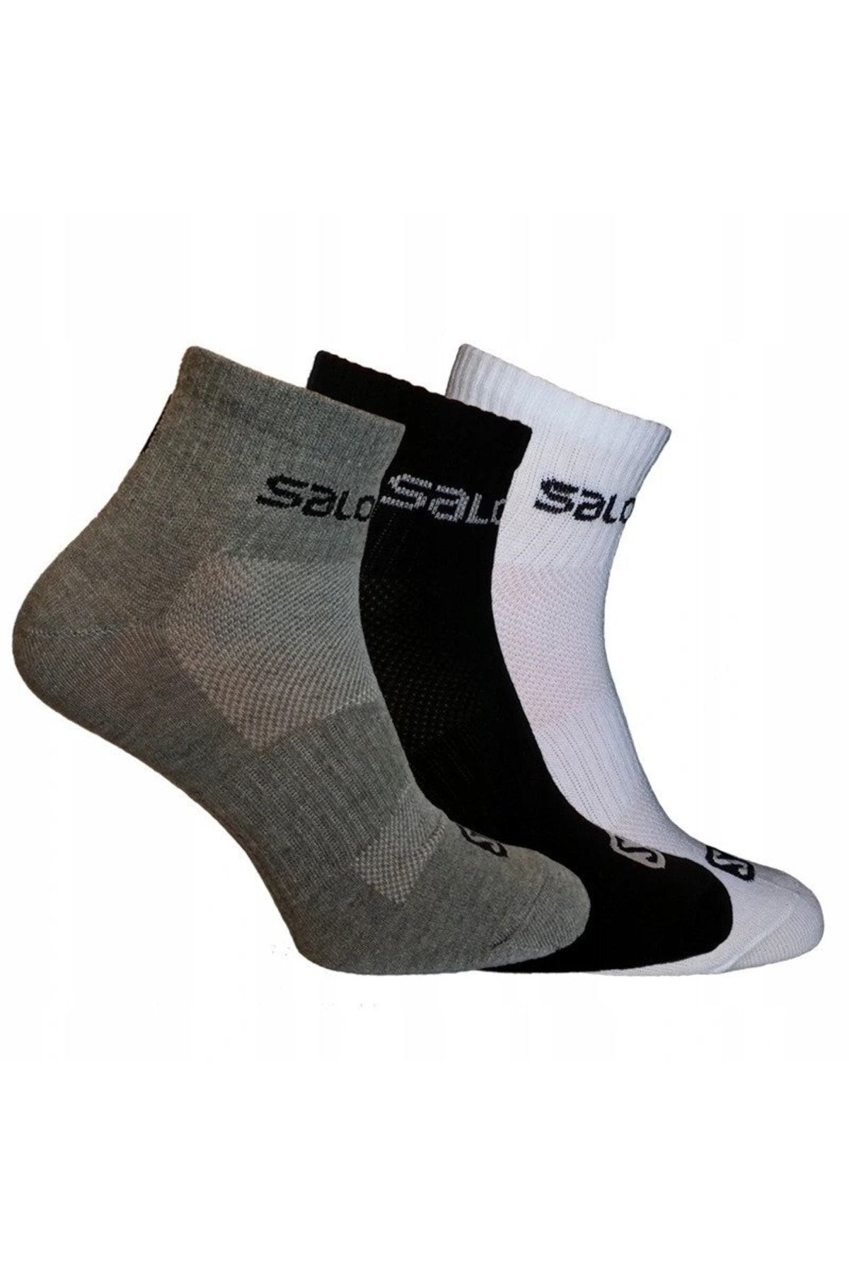 Salomon بسته 3 جفتی جوراب یک ربع