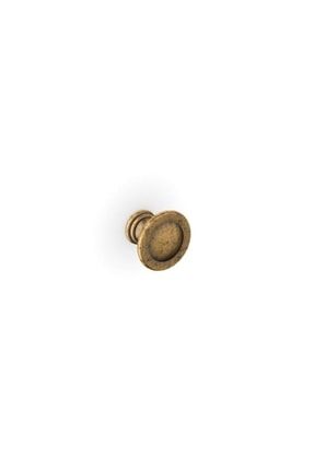 5 Adet Roy Düğme Modern Kulp Çekmece Dolap Vestiyer Mutfak Kulbu Antik Bronz 121.70.375