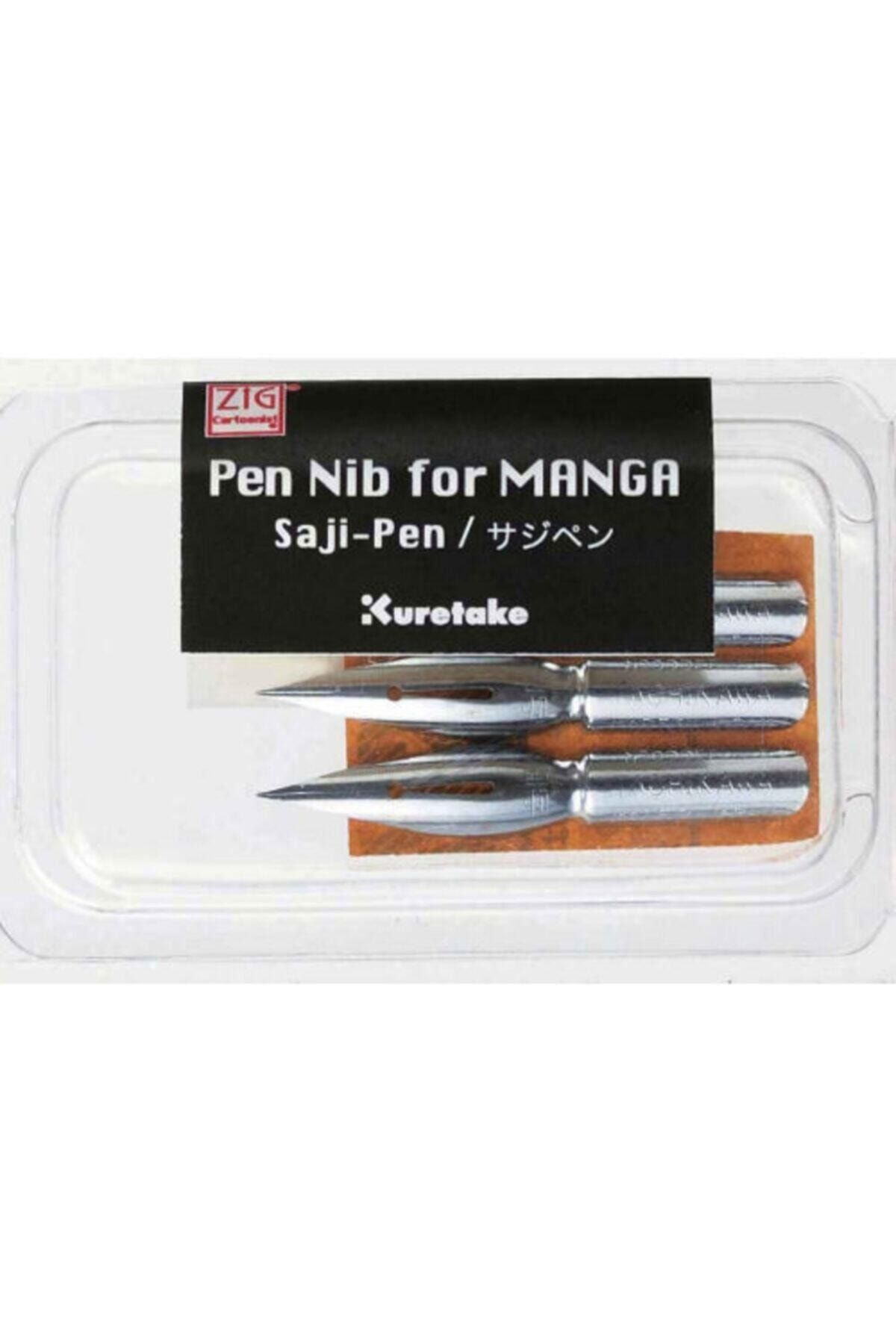 Zig-Saji-pen Writing and Drawing Nib Set of 3 1