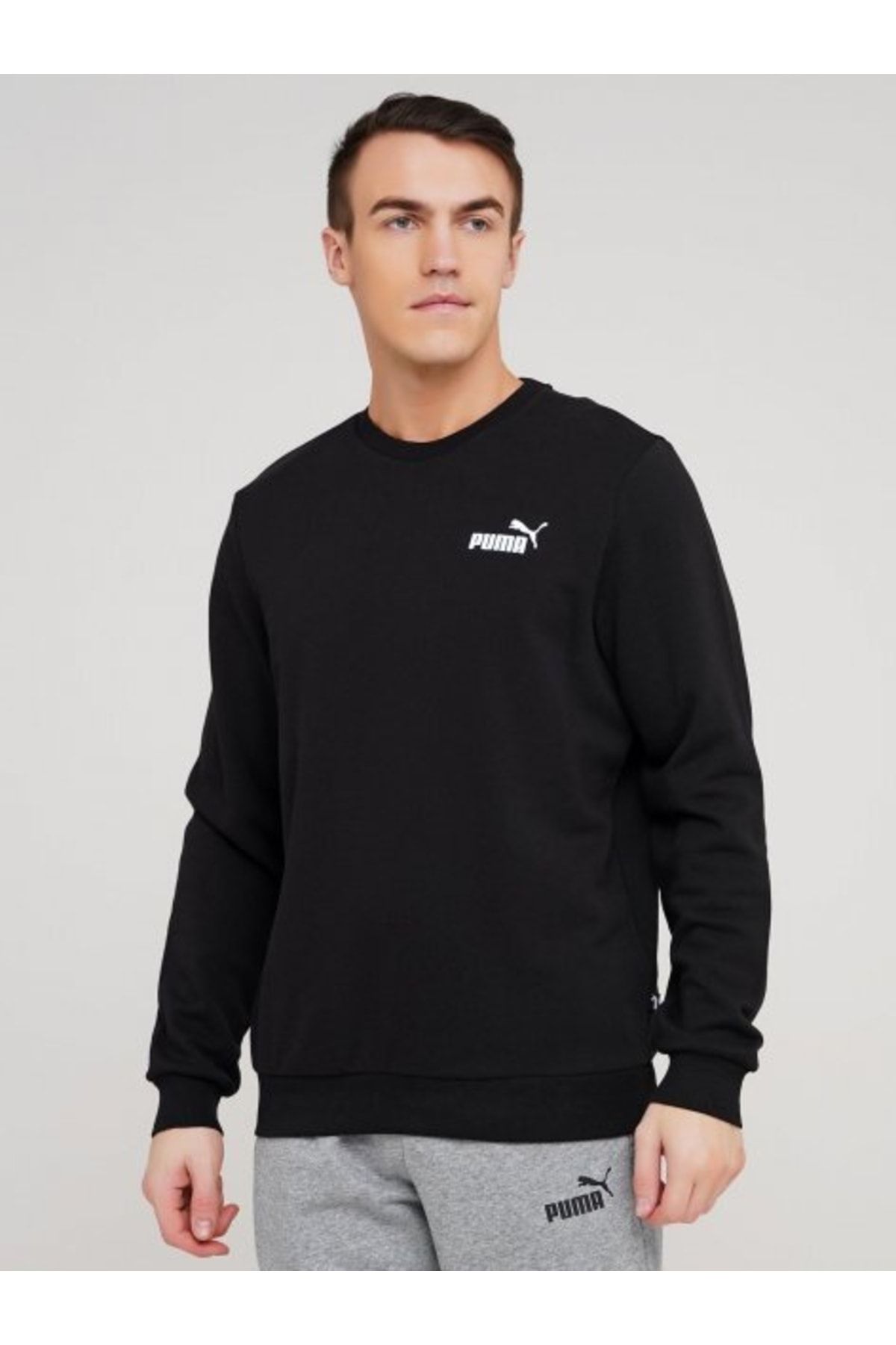 Puma 58668401 Ess Small Logo Crew Tr Erkek Sweatshirt Erkek Giyim