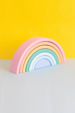 Wooden Sugar2 Rainbow (montessori,sıralama,gökkuşağı,eğitici Oyuncak) PWSR2021YY