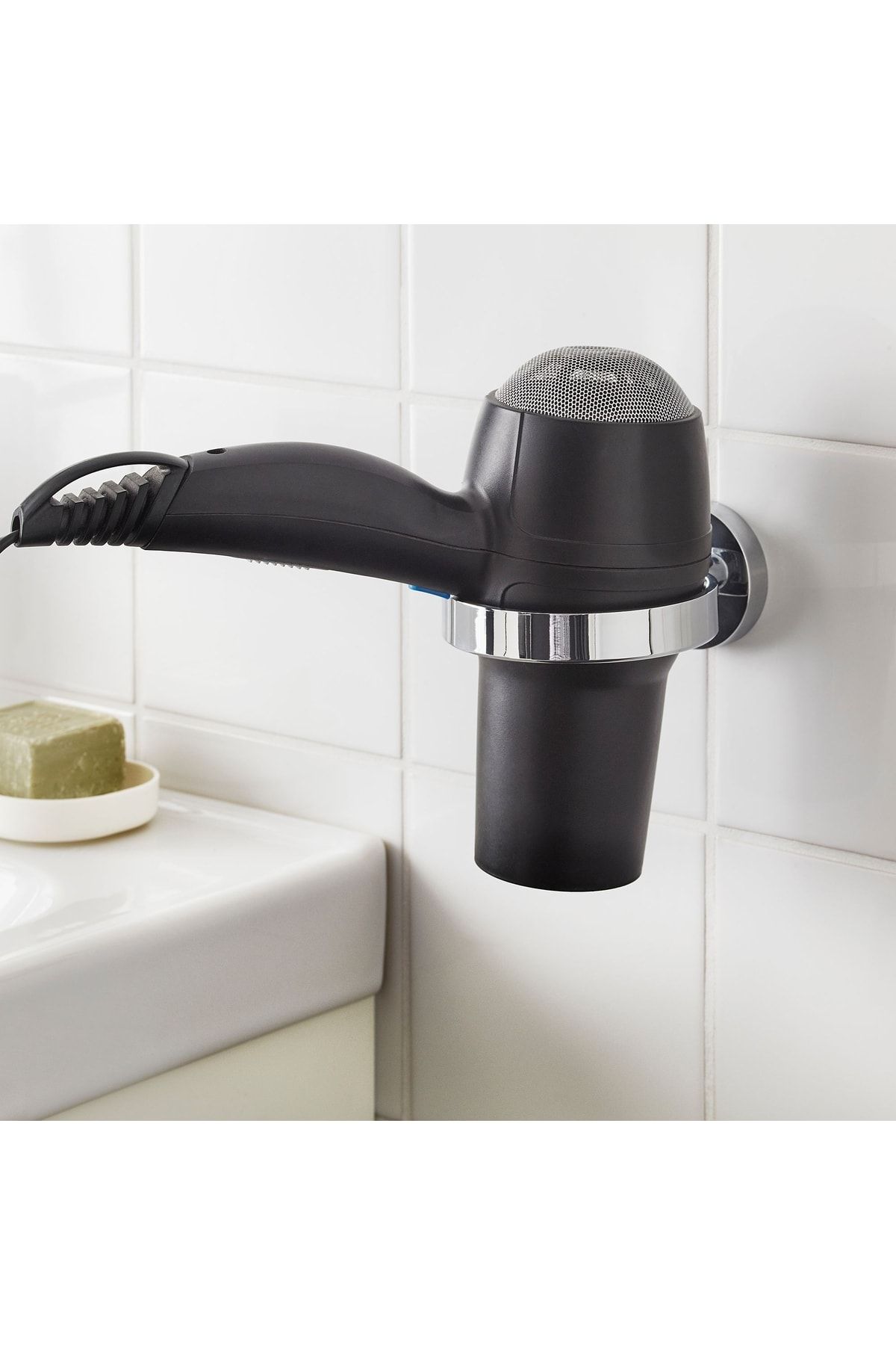 Hair dryer hot sale holder ikea