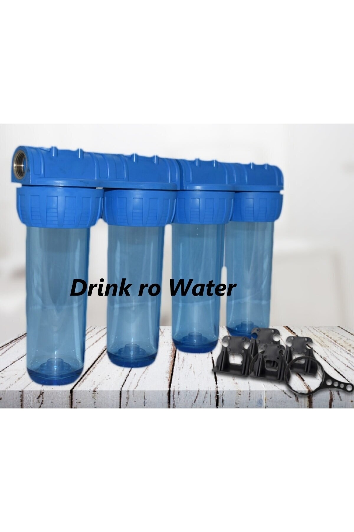 Drink ro Water Daire Bina Sayaç Girişi 4 Aşama Su Arıtma Cihazı (ağır