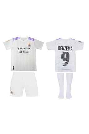 Çocuk Forma+şort+çorap Benzema Real Madrid 2022-2023 BN9
