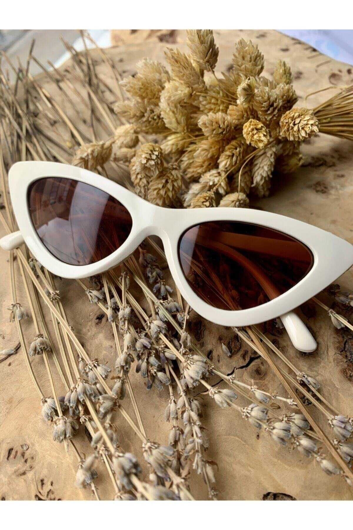 Modalucci Sunglasses Beige Cat eye