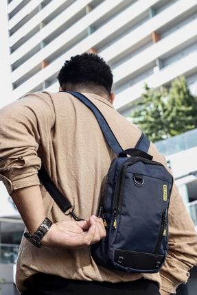 Lacivert Imperteks Kumaş Fonksiyonel Sırt Ve Göğüs Çantası Body And Backpack ADL-4391