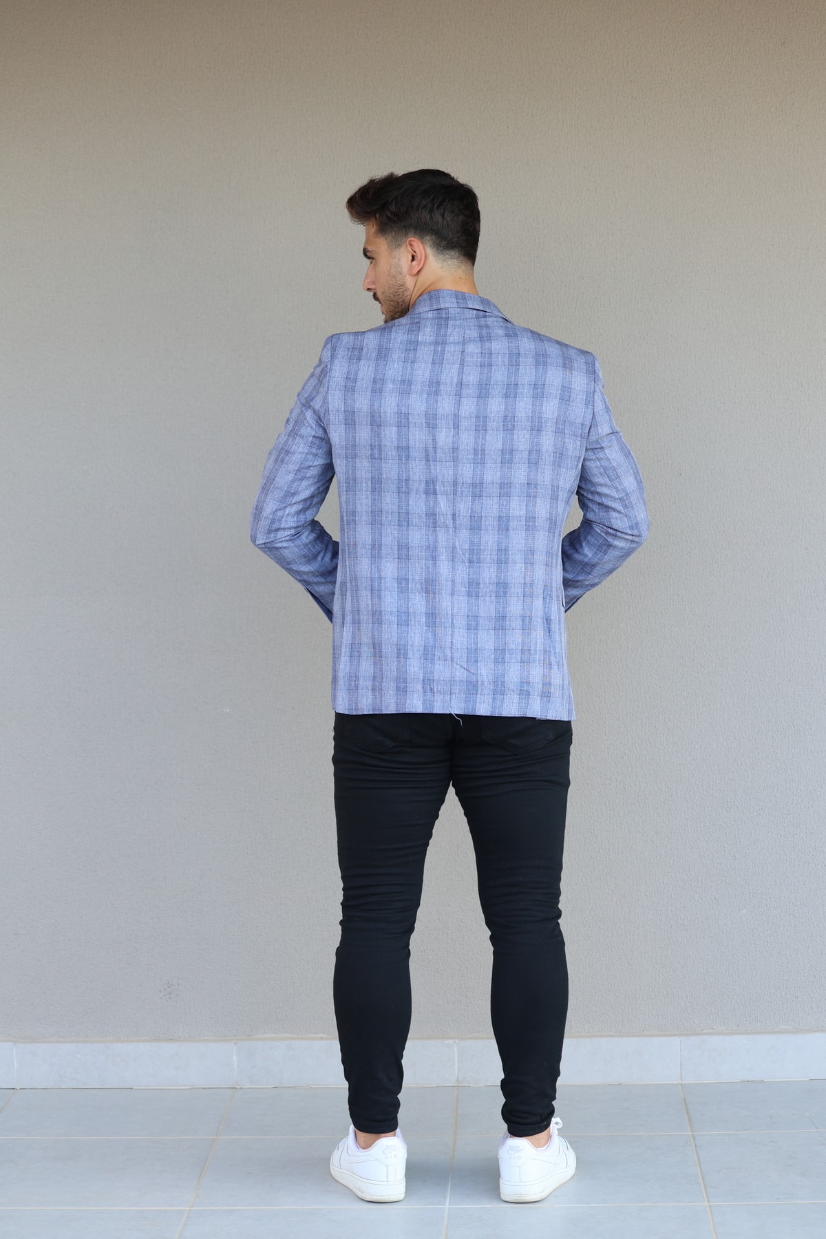 ژاکت مردانه آبی Luisero | 1233 اورجینال - تصویر 5