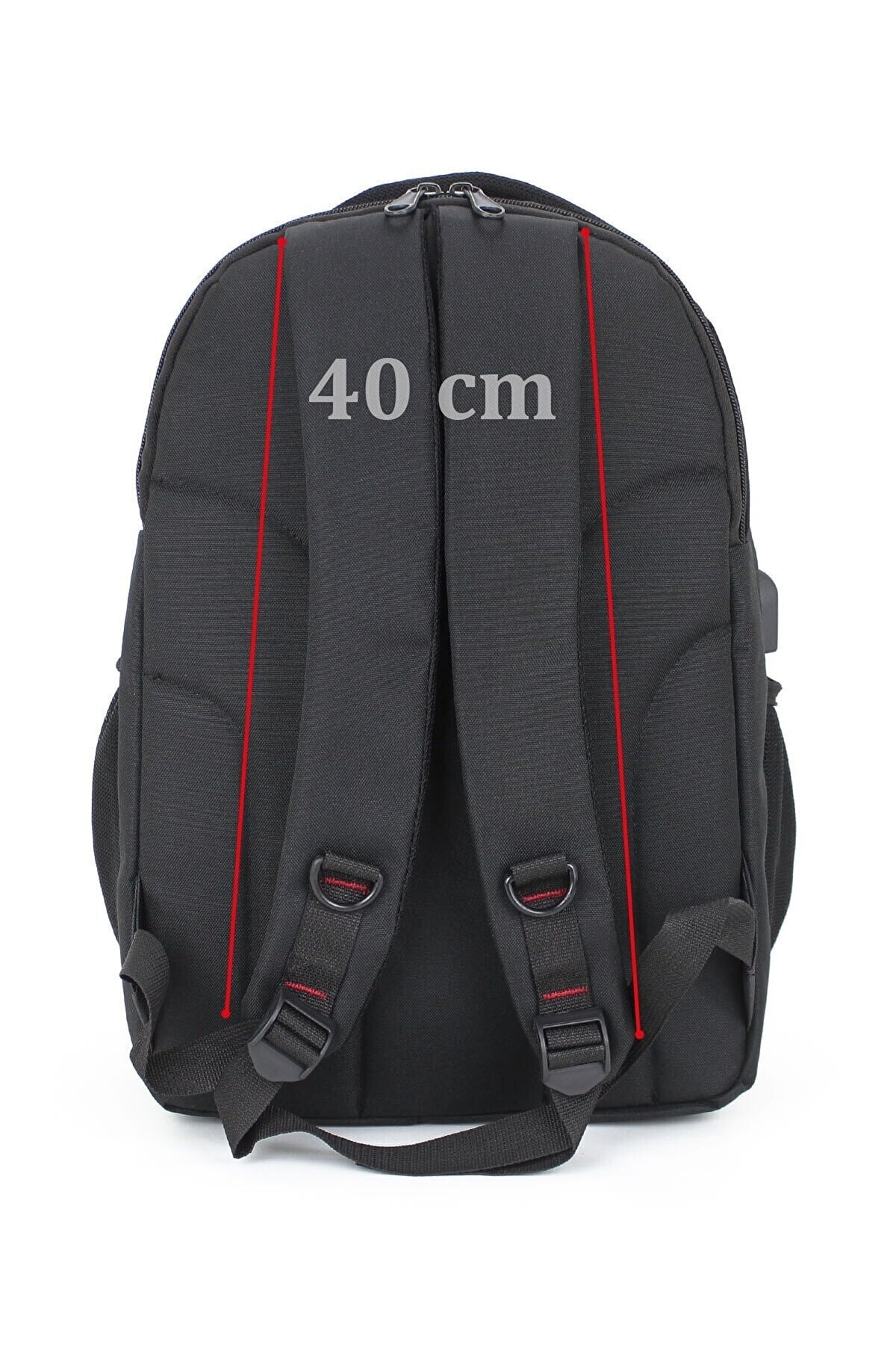 کوله پشتی زنانه مشکی Case Club | GSsırt 9800 اورجینال - تصویر 8