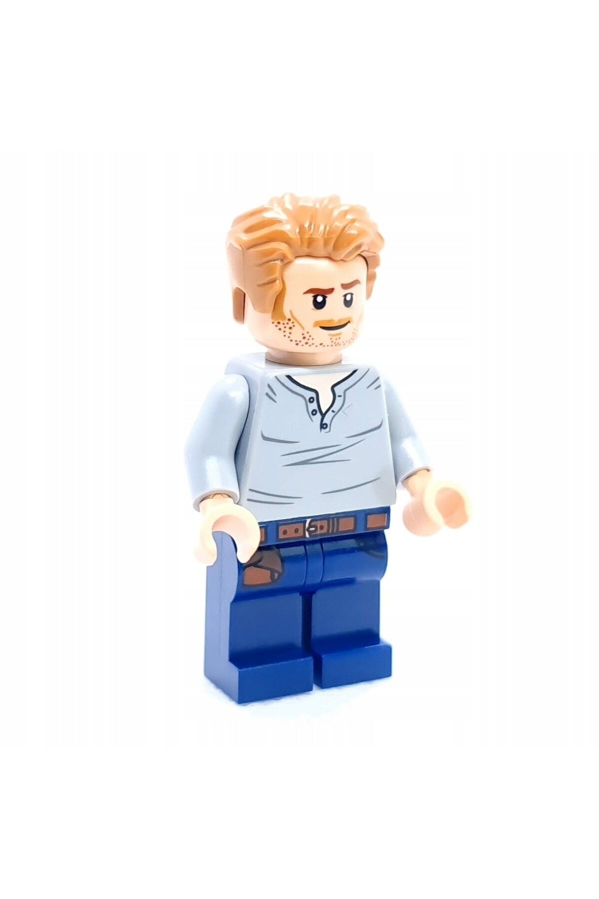 LEGO-Jurassic Park World Owen Grady Mini Figure - Original Accessory Moc Custom 1