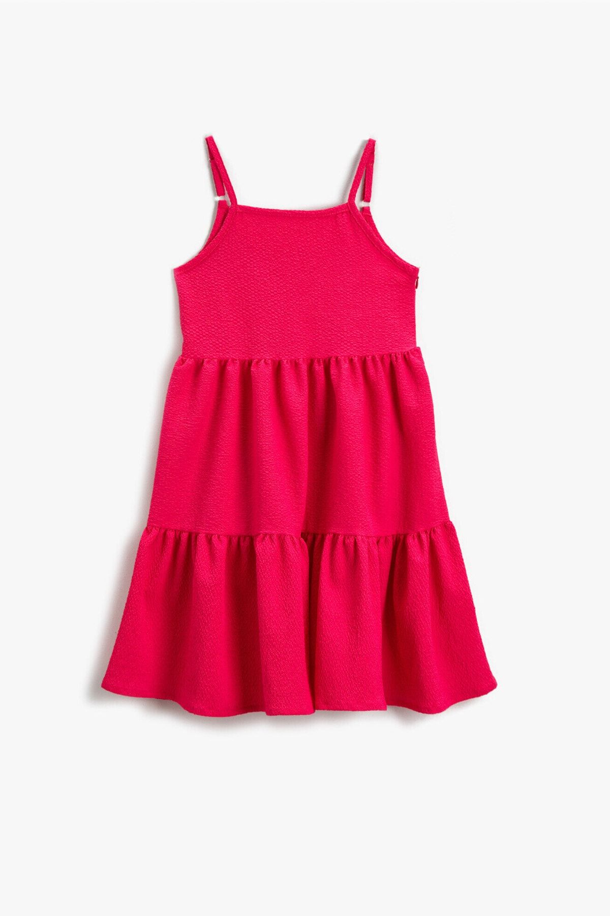 Koton-Rosafarbenes Mädchenkleid 2SKG80152AW 1