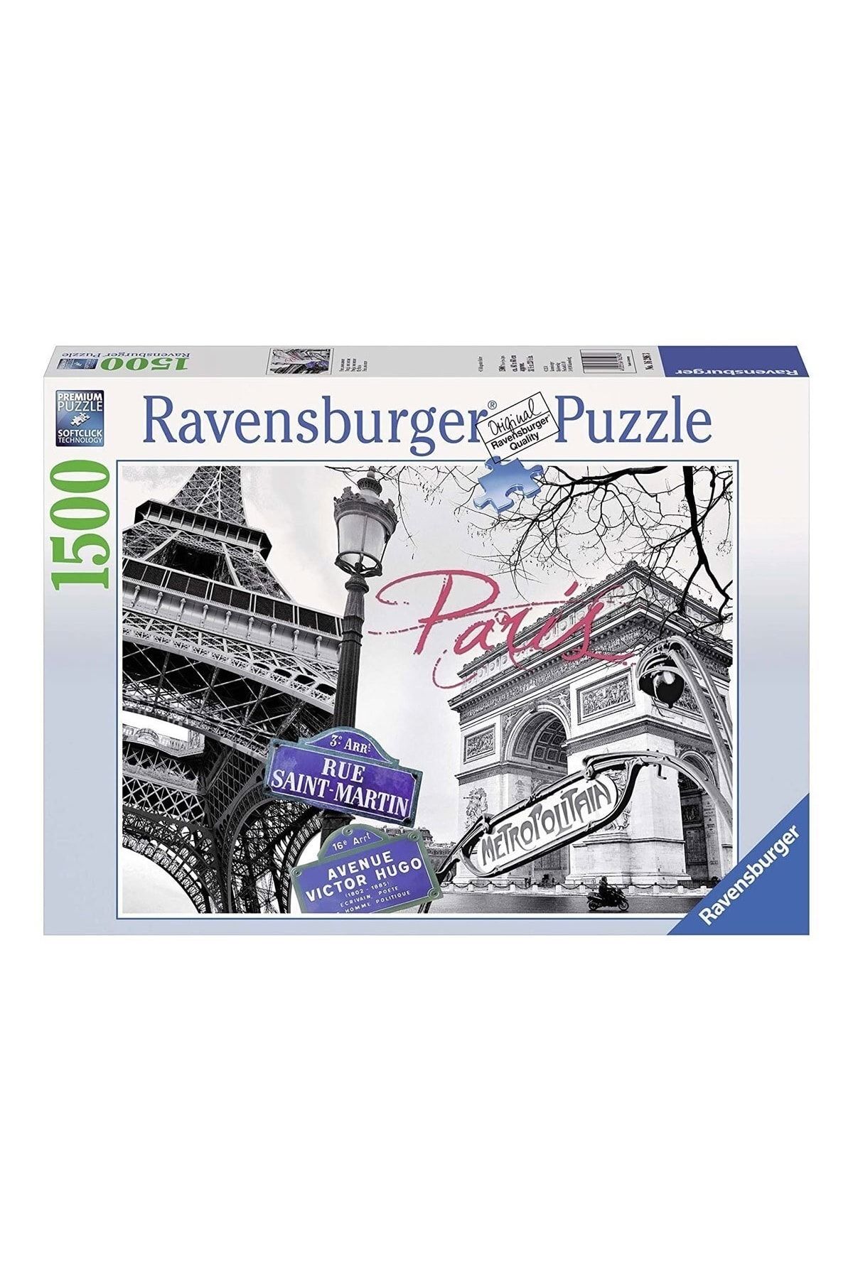 RAVENSBURGER-1500 Piece Puzzle Paris162963 1