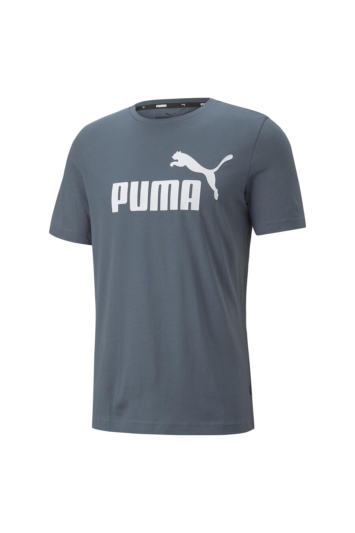 Puma Ess Logo Erkek Gri Günlük Stil Tişört 58666710