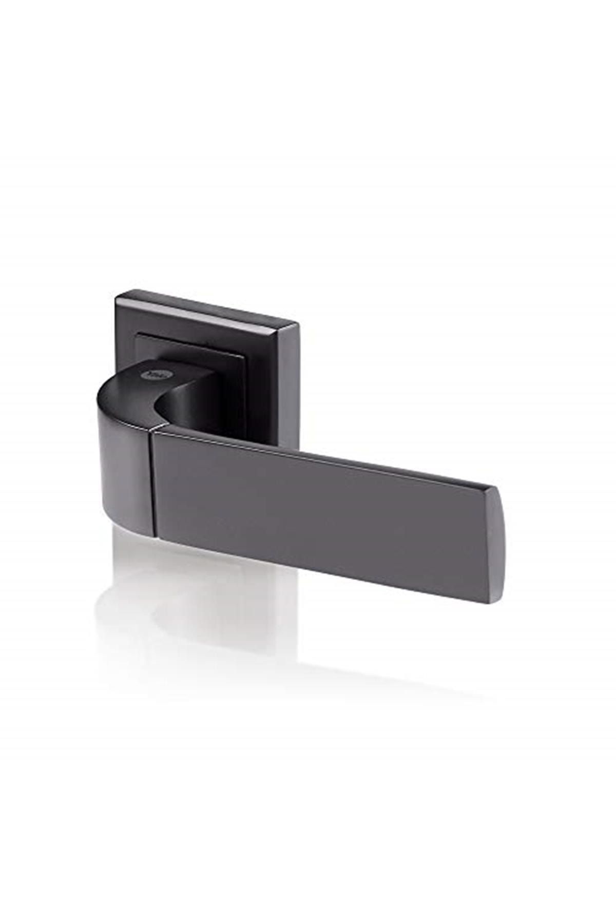 Yale-Bologna Series 35-zr-8x8-a003-wc-56-11 - Black Matte Coated WC Type Door Handle 1