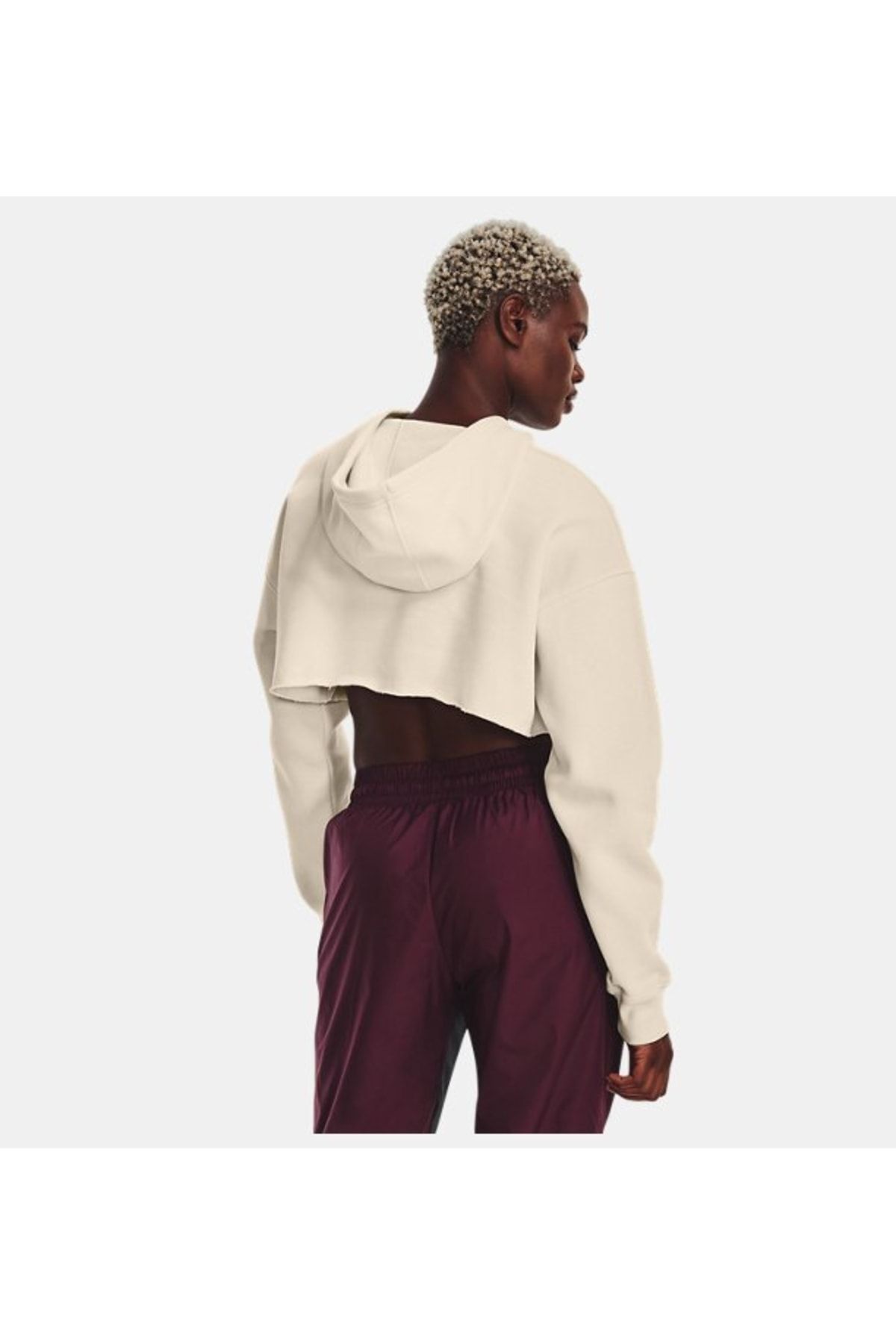 Under armour cropped discount hoodie
