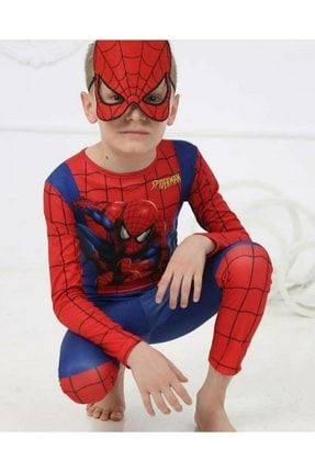 Örümcek Adam Kostumu Spiderman Örümcekadam Maskeli orumcek1