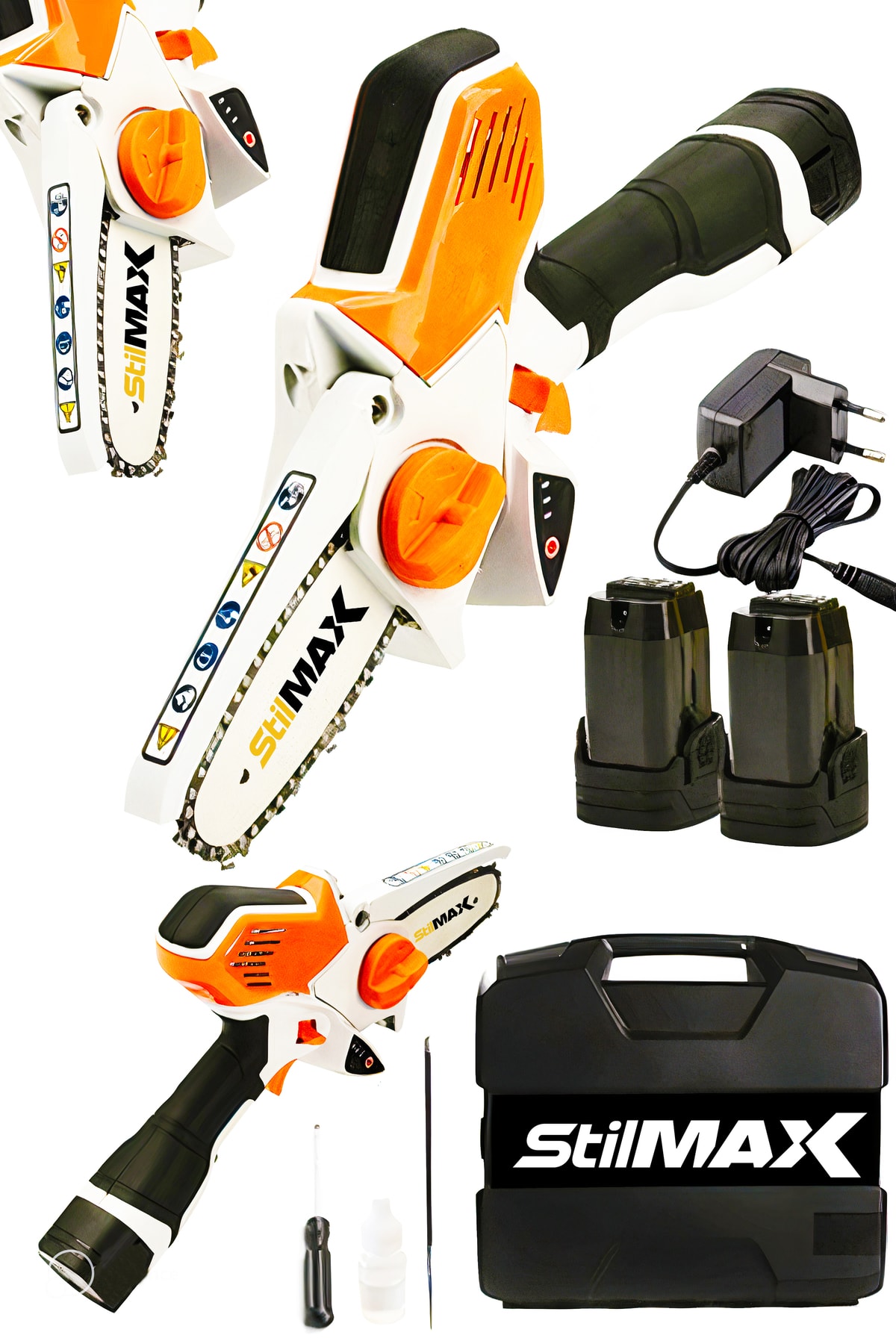 stilmax 21v 3ah Samsung Çift Akülü Sdb21e Dal Çalı Budama Testeresi Akülü El Testeresi Bıçkı Testere