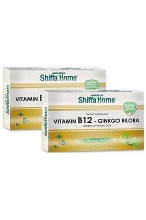 Aksuvital Shiffa Home Vitamin B12 Ginko Biloba Tablet 150 Mg 28 Tablet (ginkgo Biloba Kapsül) 2 Kutu ASHB1207