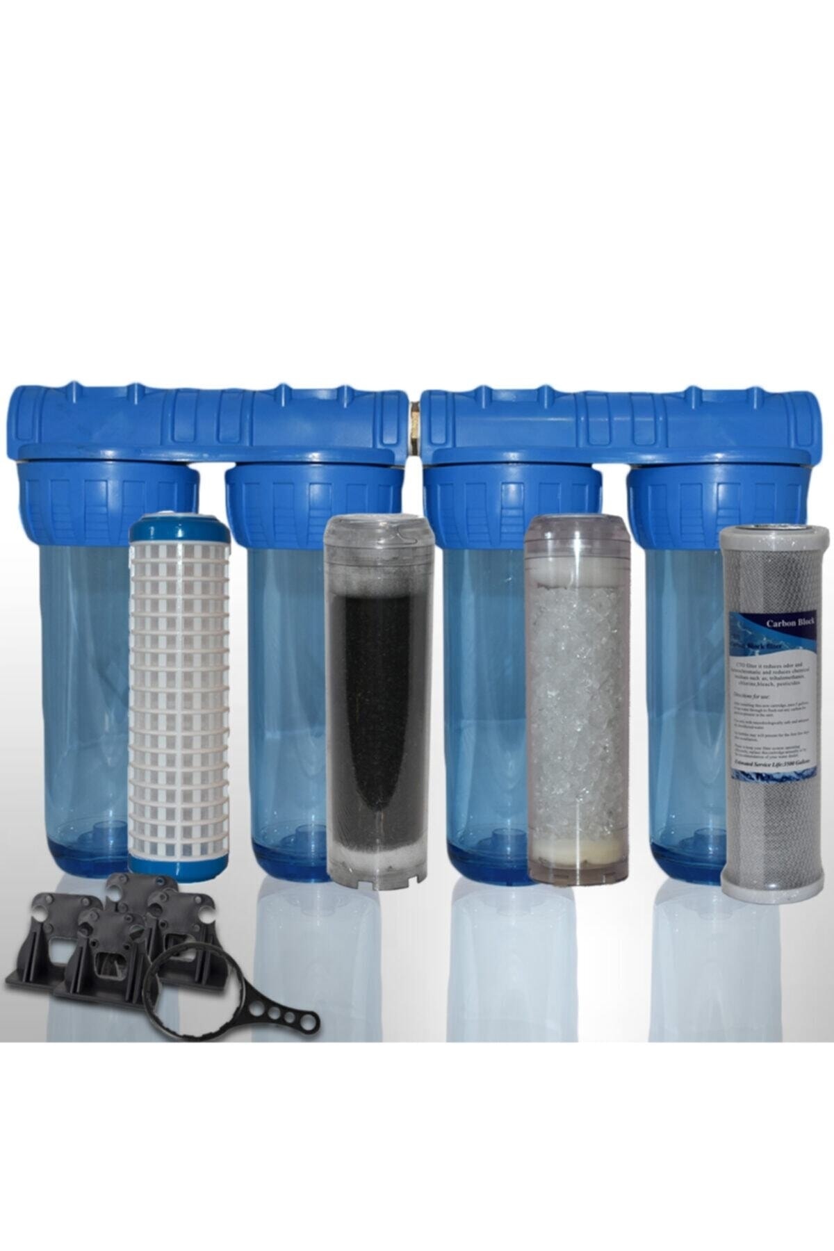 Drink ro Water Daire Bina Sayaç Girişi 4 Aşama Su Arıtma Cihazı (ağır