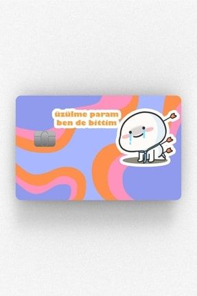 Qubby Üzülme Param - Çipli Kart Kaplama Stickerı HPN-3101