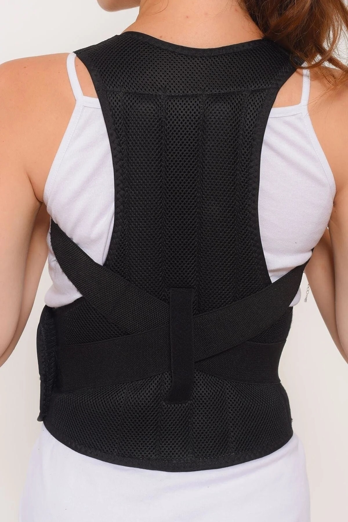 SAUNA SUIT Dik Durmayı Sağlayan Sırt Korsesi Kadın-erkek Kamburluk Önleyici Dik Duruş Korsesi