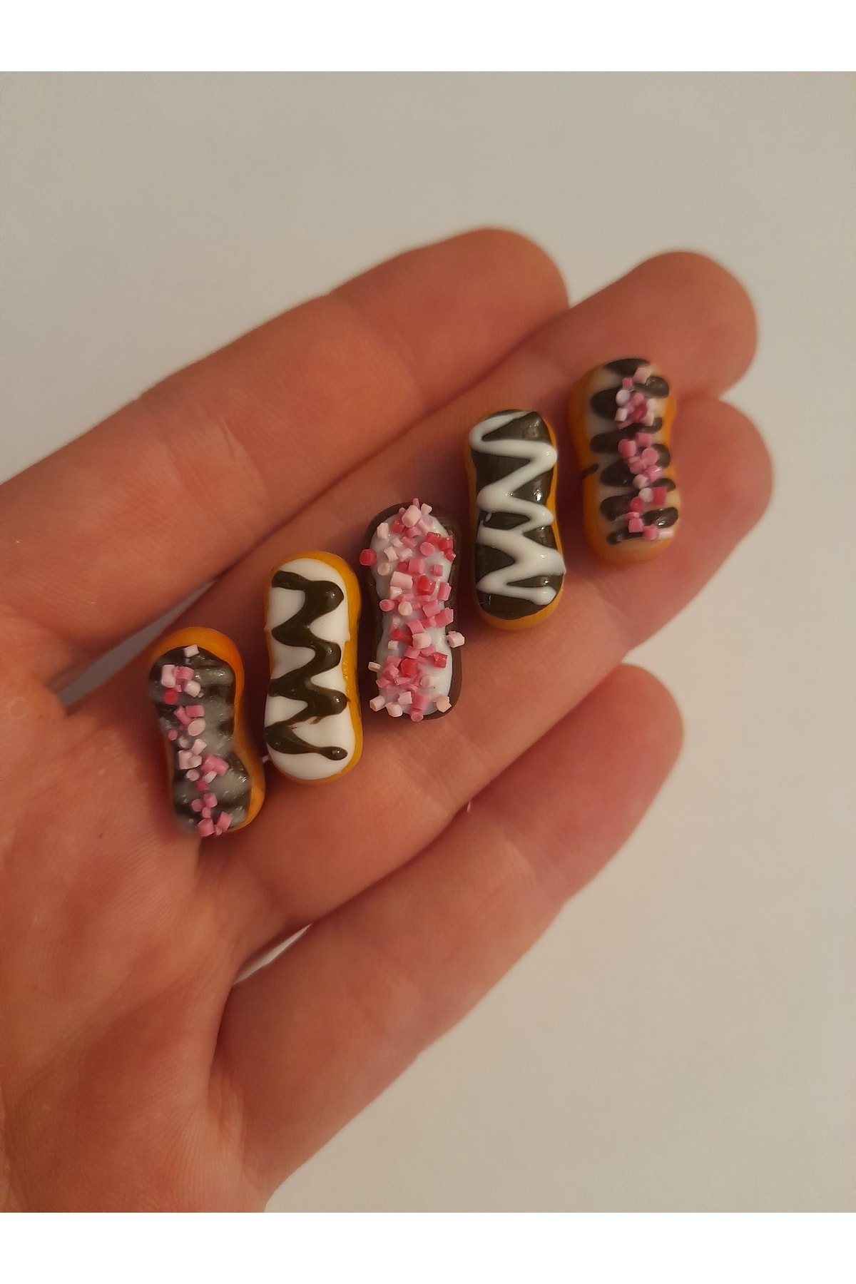 Barbie El Yapımı Fimo Miniatur Tatlilar 5 Adet Fiyat