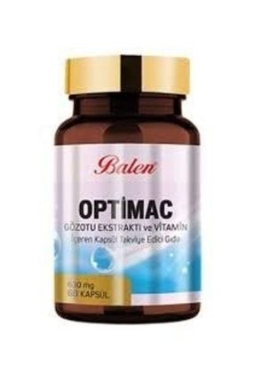 Optimac Gözotu Ekstraktı Ve Vitamin Içeren Kapsül Takviye Edici Gıda 630 Mg 60 Kapsül P3864S1079