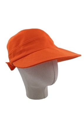 - Turuncu Ayarlanabilir Siperlikli Hawaii Vizör Şapka SBS-VŞ001