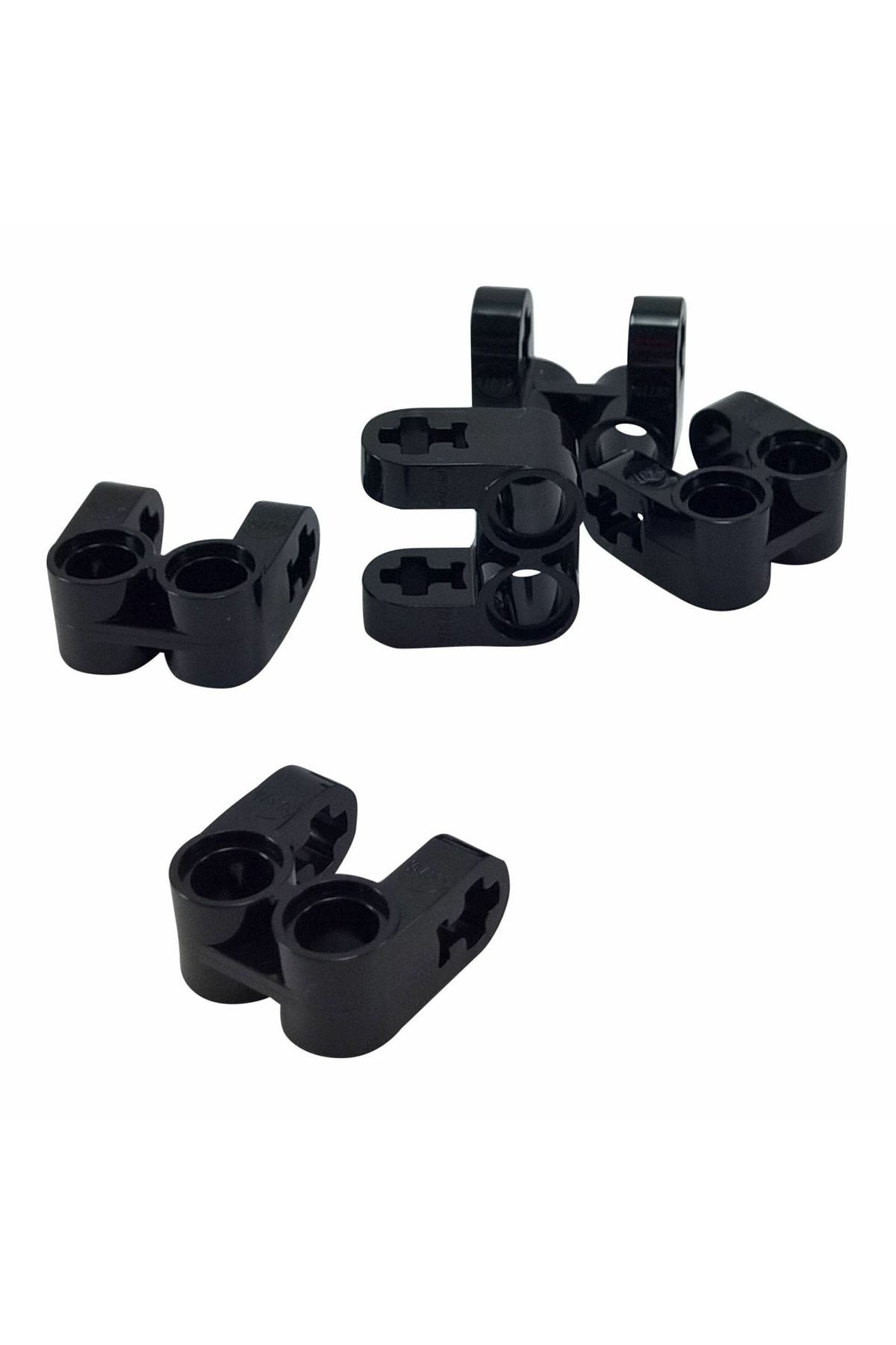 LEGO-Technic Custom Axle Pin Connector Perpendicular Double Split Black 2 Pieces Will Be Sent 1