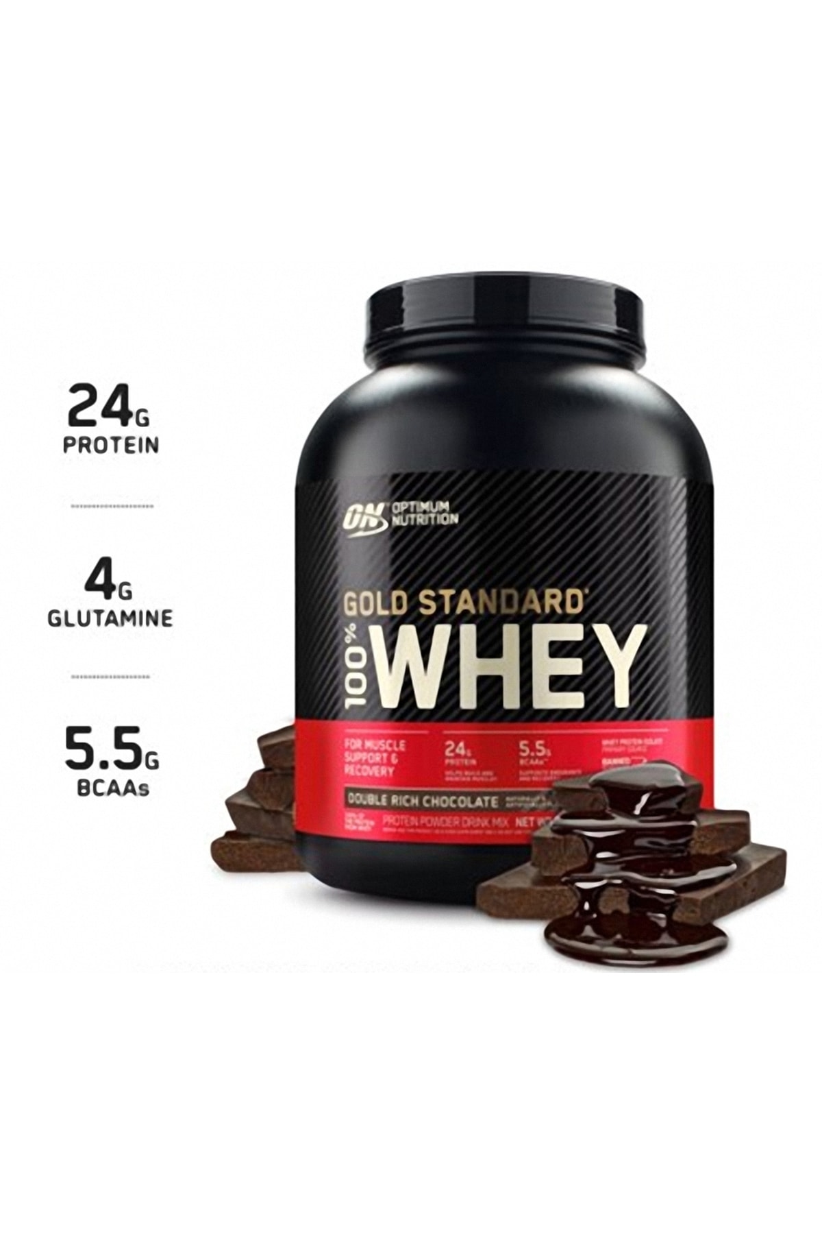 Optimum Nutrition Optimum Gold Standard Whey Protein Tozu 2273 Gr Double Çikolata