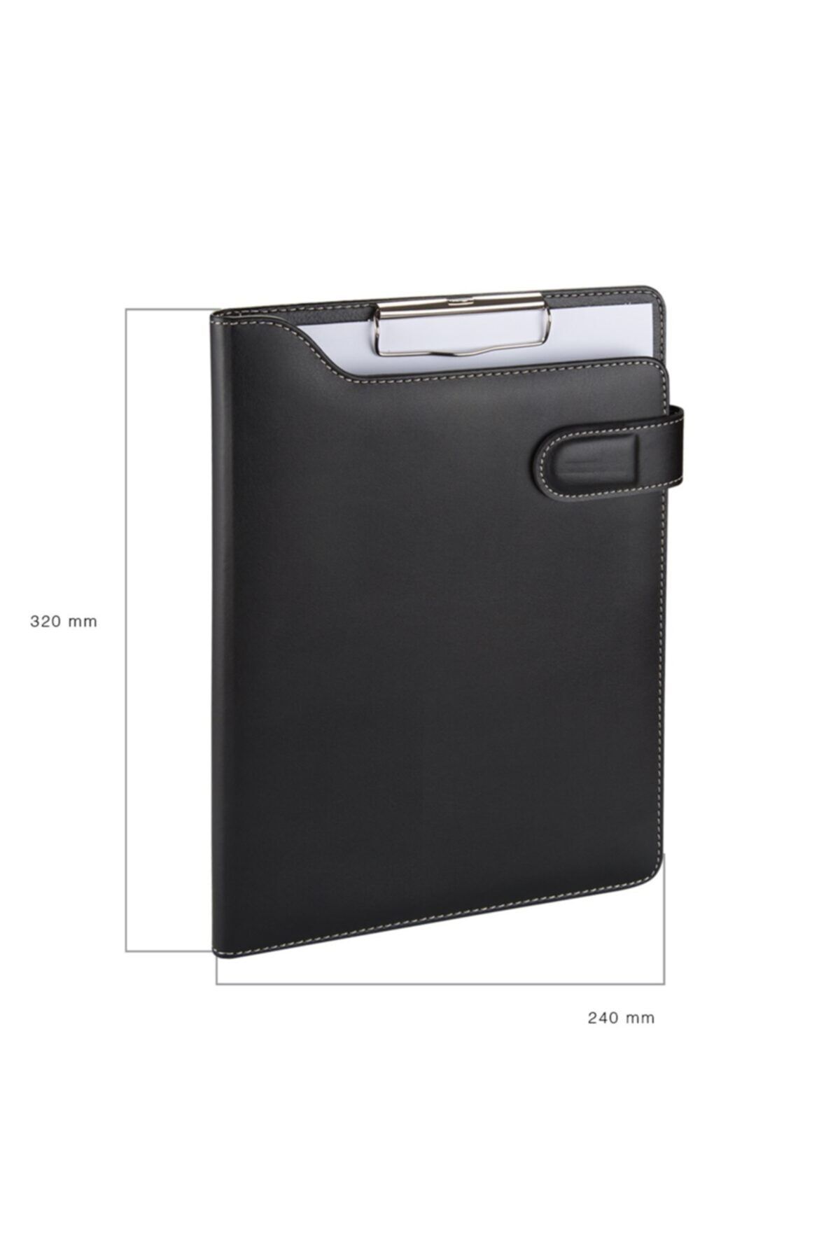 2K-A4 Artificial Leather Phone Curve Model Secretary Block Tray with Calculator (100 Sheets) 3