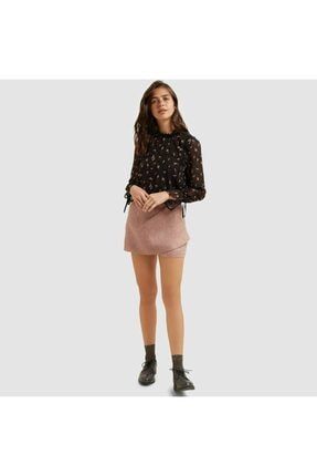 Yargici Kadin Koyu Kahve Mini Deri Etek 8kket4160x Trendyol