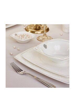 Karaca Fine Pearl Barok 86 Parca Yemek Takimi Trendyol