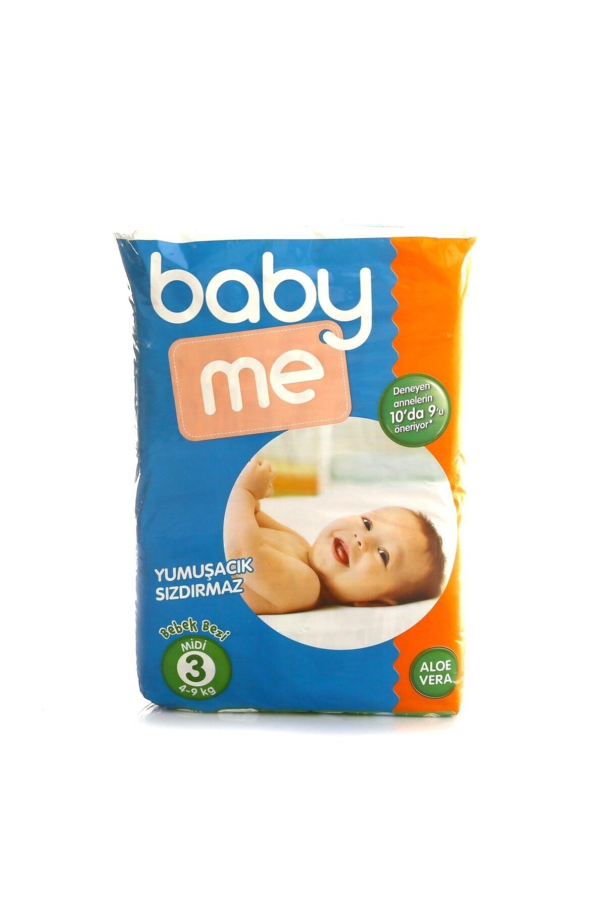 baby me baby me aloe vera midi 3 numara bebek bezi 4 9 kg 50 adet fiyati yorumlari trendyol