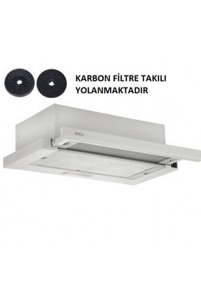 Esty Cift Motor Inox Aspirator Karbon Filtre Bacasiz Kullanim Trendyol