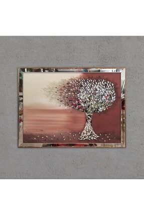 Altın Mozaik Ayna Ağaç -Luna 100x130 cm ATL-1003-5
