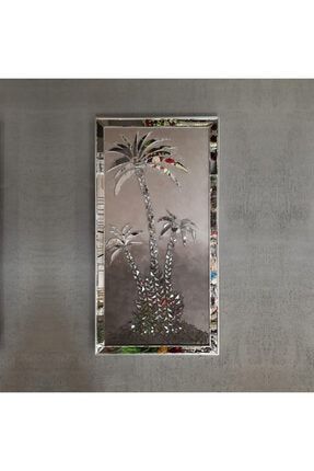 Palmiye Kahve Mozaik Ayna 80x155cm ATL-1013-2