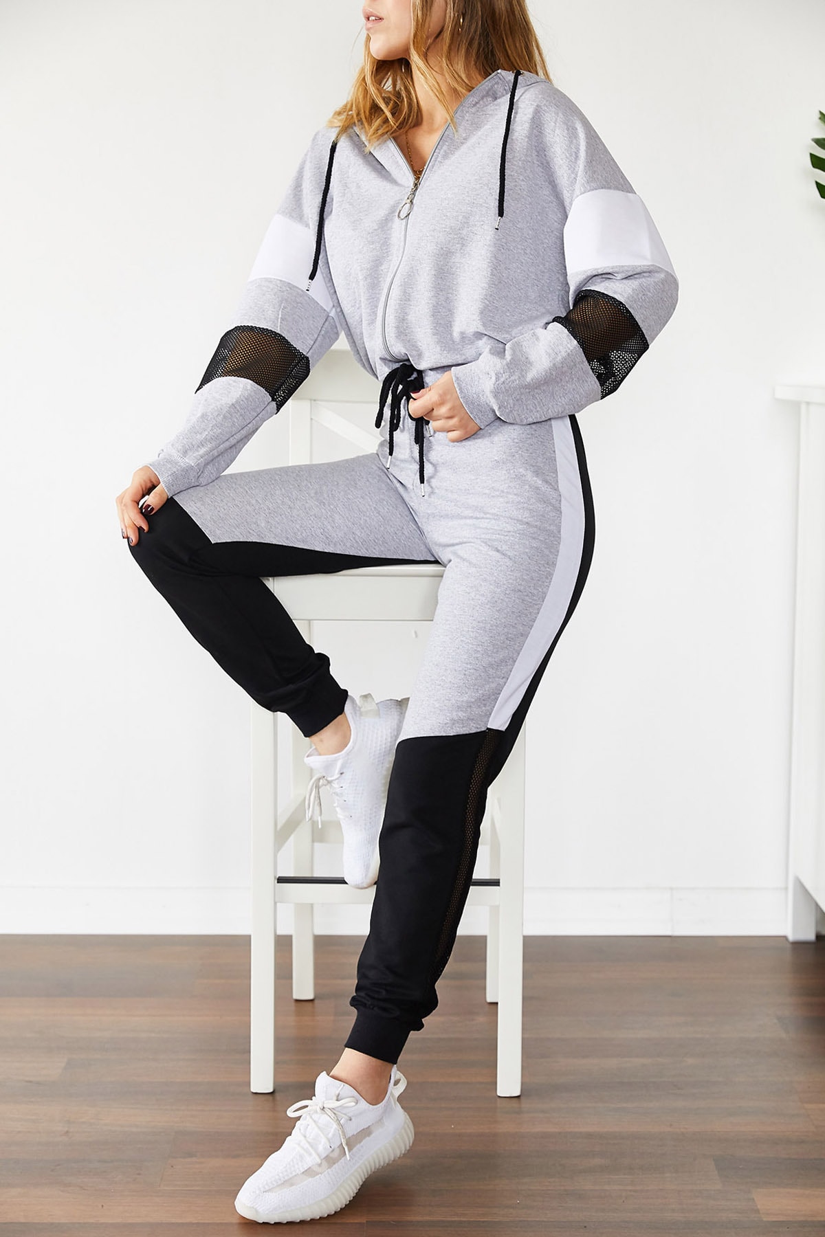 XHAN Sweatsuit - Gray - Regular fit